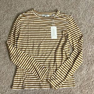 NWT Vince Striped long-sleeved tee shirt, XS